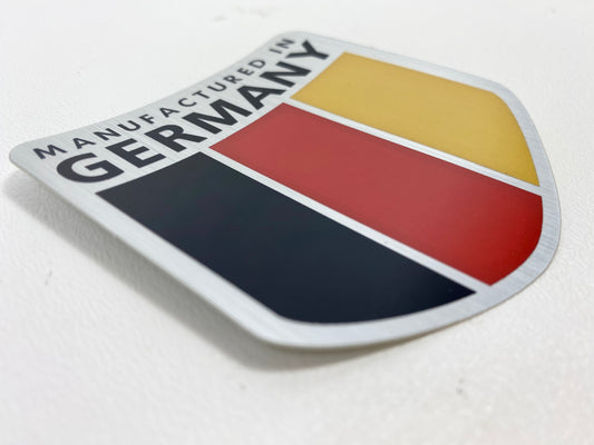 Manufactured in Germany Foil Sticker
