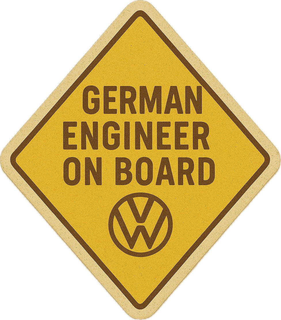German Engineer Sticker