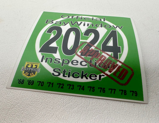BayPride Inspection Sticker