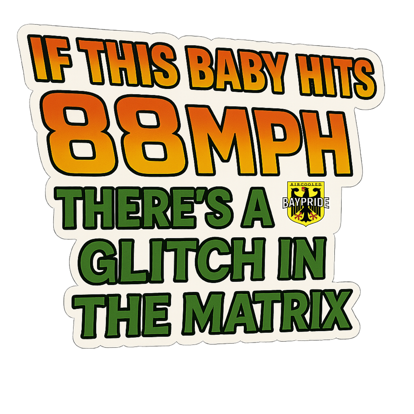 Glitch Sticker