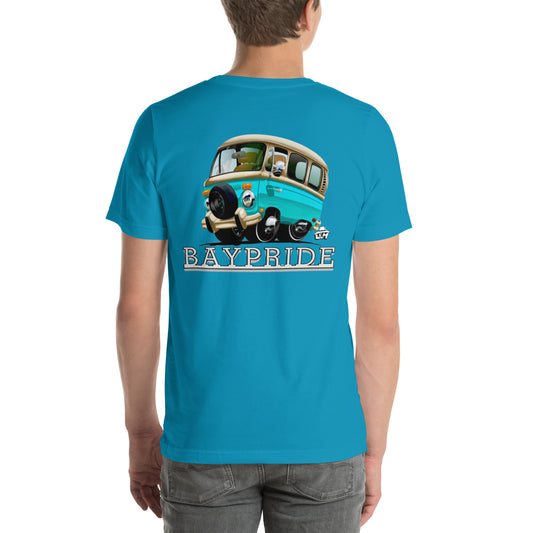 T Shirt Baypride Blue Bus