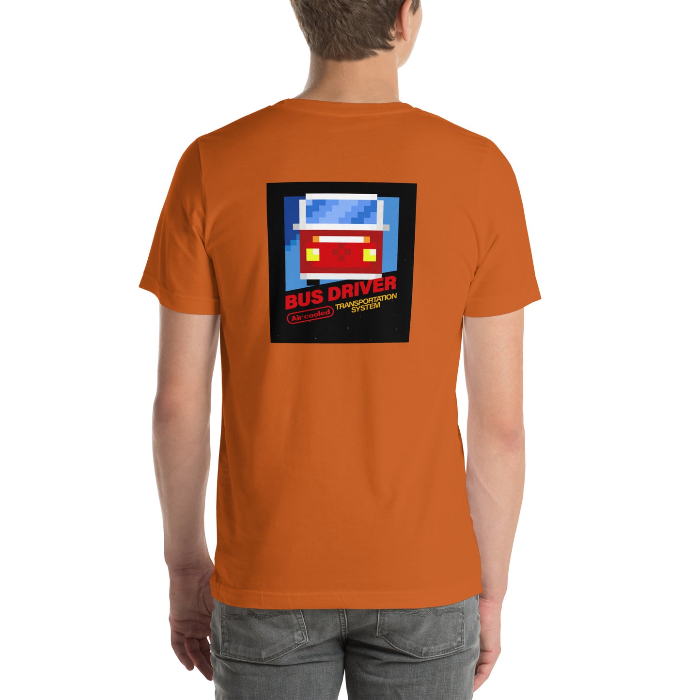 T Shirt Bus Driver 8 Bit