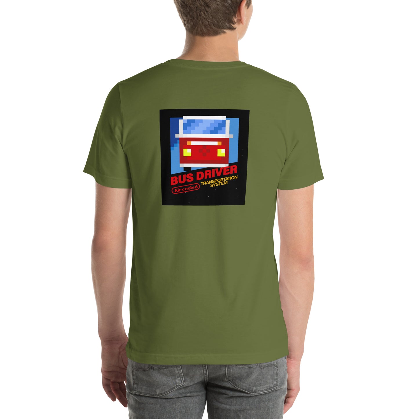 T Shirt Bus Driver 8 Bit