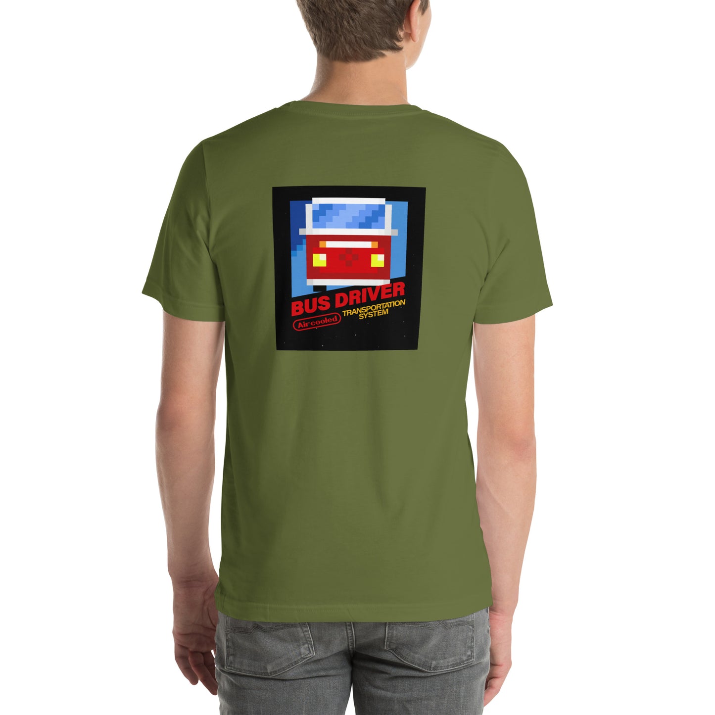 TShirt Bus Driver 8 Bit