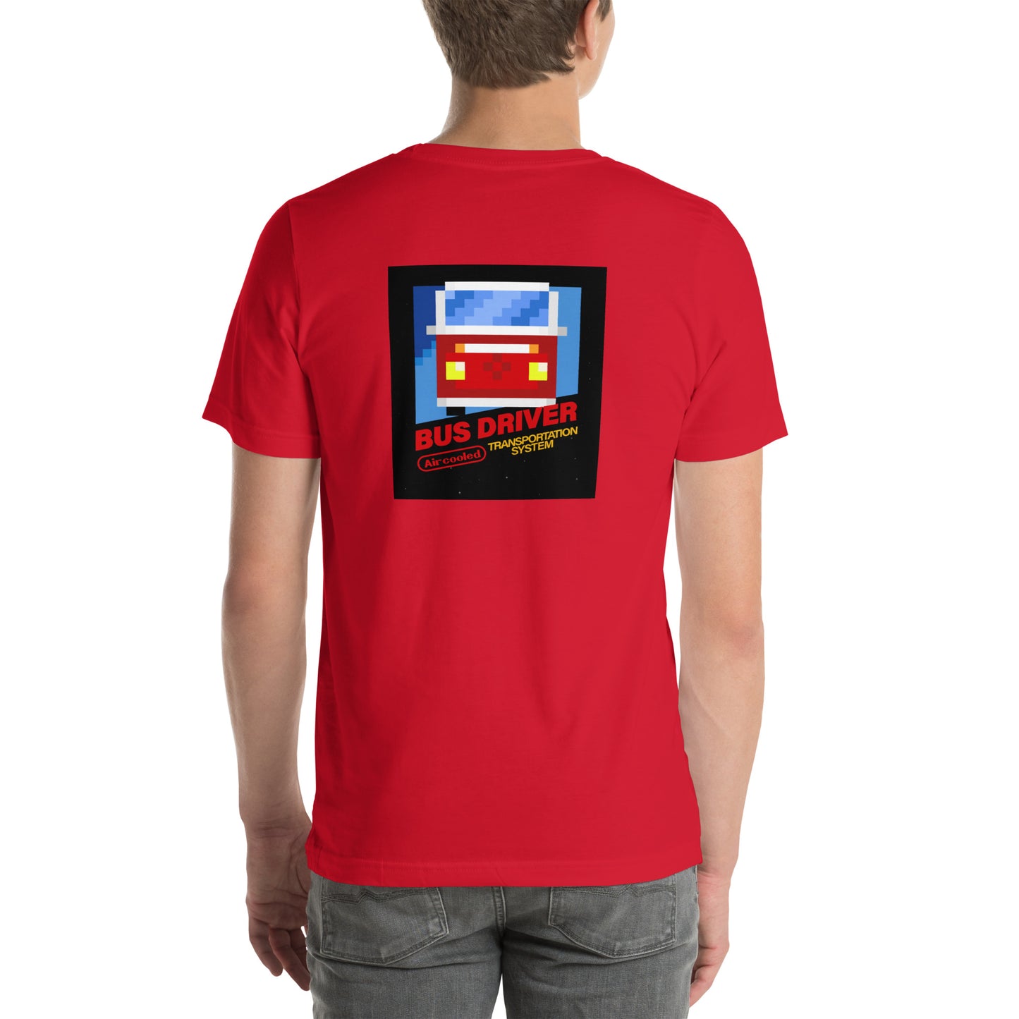 T Shirt Bus Driver 8 Bit