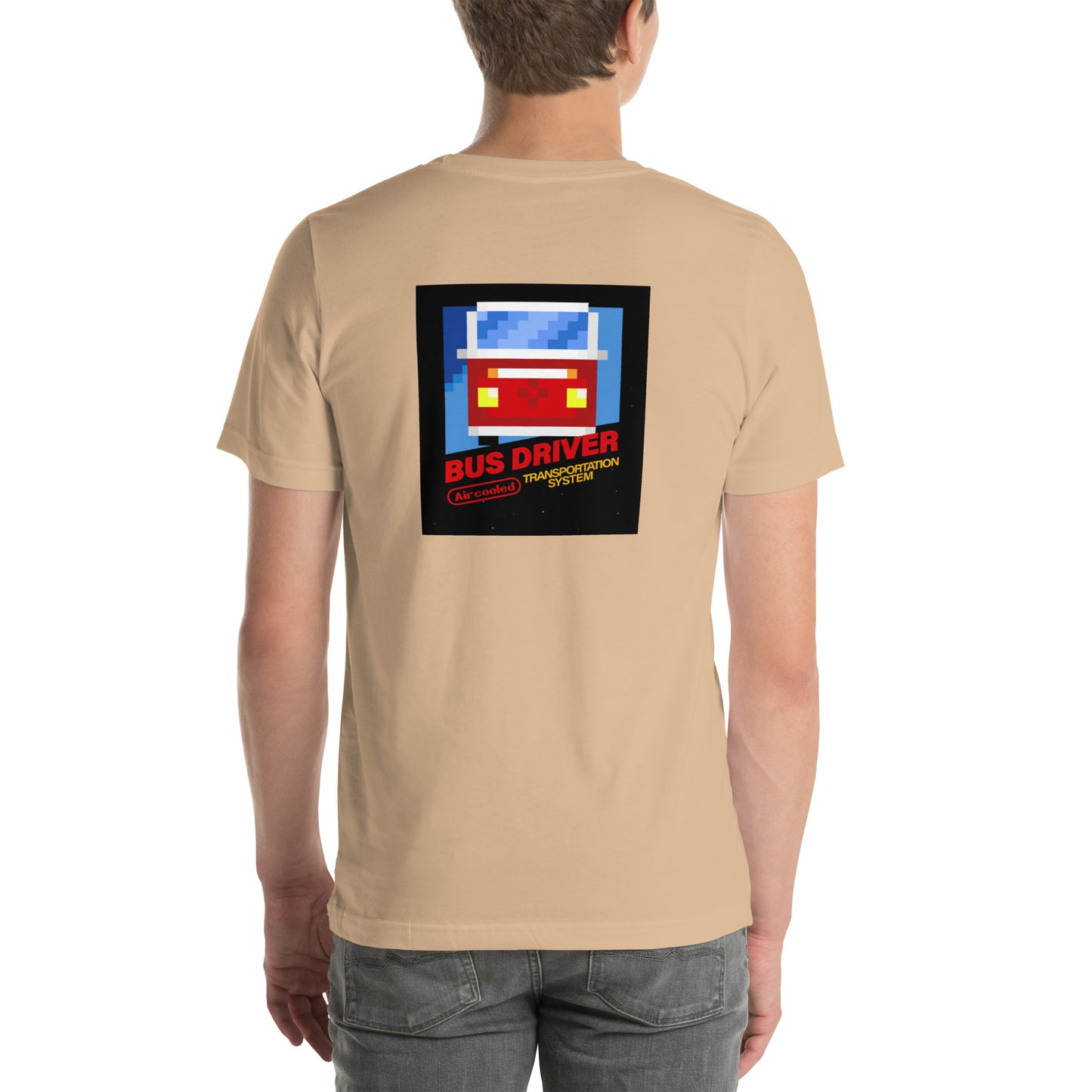 T Shirt Bus Driver 8 Bit