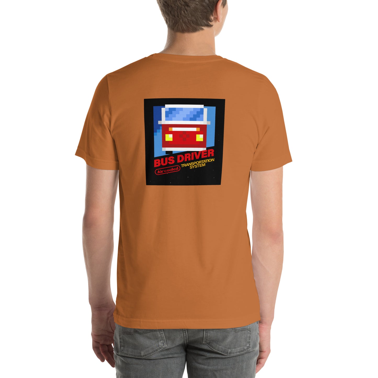 T Shirt Bus Driver 8 Bit