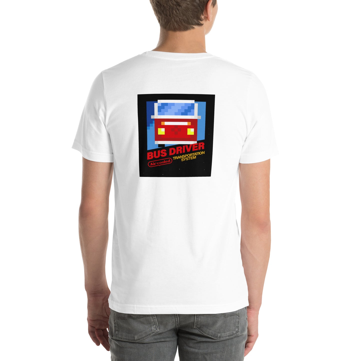 T Shirt Bus Driver 8 Bit