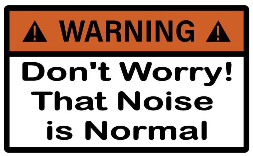 Normal Warning Sticker