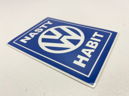 VW Nasty Habit Sticker