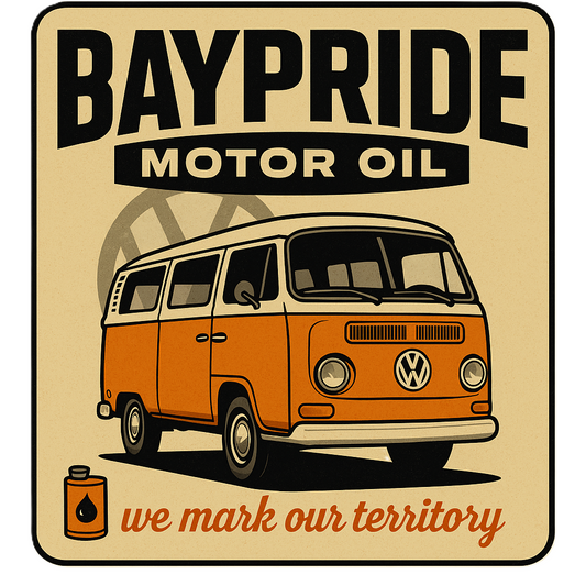 Baypride Motor Oil Sticker