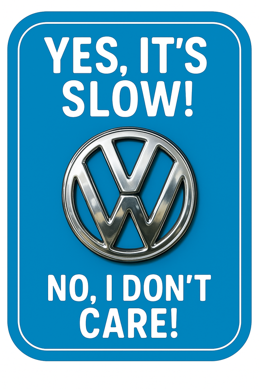 Slow VW Sticker