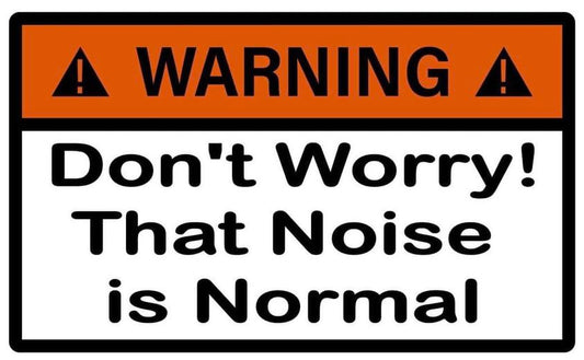 Normal Warning Sticker